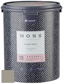 MONS EGGSHELL PAINT – 100% акриловая шелковисто-матовая краска, 7 % блеска цвет NCS S 4005-Y 