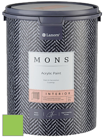 MONS INTERIOR PAINT – 100% акриловая глубоко матовая краска, 3% блеска цвет NCS S 0570-G30Y 
