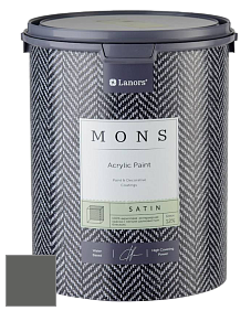 MONS SATIN PAINT – 100% акриловая полуматовая краска, 12% блеска цвет MONS 40 Маслина