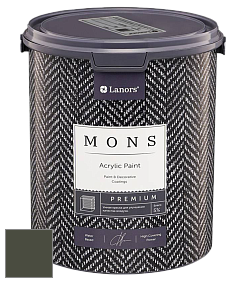 MONS PREMIUM PAINT – 100% акриловая интерьерная краска с шелковистым матовым блеском цвет NCS S 8010-G50Y 
