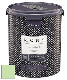 MONS PREMIUM PAINT – 100% акриловая интерьерная краска с шелковистым матовым блеском цвет NCS S 0530-G30Y 