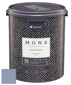MONS PREMIUM PAINT – 100% акриловая интерьерная краска с шелковистым матовым блеском цвет NCS S 3020-R70B 