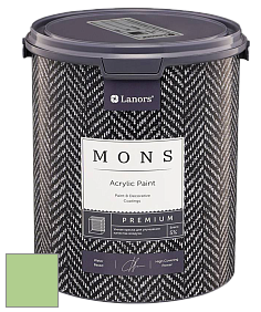 MONS PREMIUM PAINT – 100% акриловая интерьерная краска с шелковистым матовым блеском цвет NCS S 1040-G30Y 