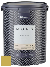 MONS CEILING PAINT – Aбсолютно матовая потолочная краска, 2% блеска цвет NCS S 2050-G90Y 