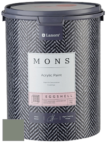 MONS EGGSHELL PAINT – 100% акриловая шелковисто-матовая краска, 7 % блеска цвет NCS S 5010-G30Y 