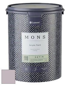 MONS SATIN PAINT – 100% акриловая полуматовая краска, 12% блеска цвет NCS S 2010-R30B 