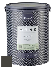 MONS SATIN PAINT – 100% акриловая полуматовая краска, 12% блеска цвет NCS S 8505-G80Y 