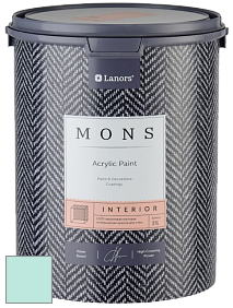 MONS INTERIOR PAINT – 100% акриловая глубоко матовая краска, 3% блеска цвет NCS S 0520-B70G 
