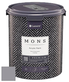 MONS PREMIUM PAINT – 100% акриловая интерьерная краска с шелковистым матовым блеском цвет NCS S 4005-R50B 