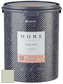 MONS INTERIOR PAINT – 100% акриловая глубоко матовая краска, 3% блеска цвет NCS S 1510-G40Y 