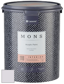 MONS INTERIOR PAINT – 100% акриловая глубоко матовая краска, 3% блеска цвет MONS 188 Глициния