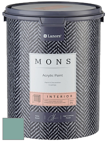 MONS INTERIOR PAINT – 100% акриловая глубоко матовая краска, 3% блеска цвет NCS S 3020-B70G 