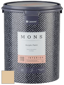 MONS INTERIOR PAINT – 100% акриловая глубоко матовая краска, 3% блеска цвет NCS S 1515-Y20R 