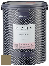 MONS EGGSHELL PAINT – 100% акриловая шелковисто-матовая краска, 7 % блеска цвет NCS S 5020-G90Y 