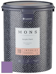 MONS INTERIOR PAINT – 100% акриловая глубоко матовая краска, 3% блеска цвет MONS 220 Петрушка