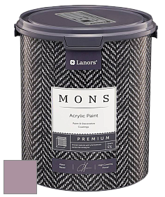 MONS PREMIUM PAINT – 100% акриловая интерьерная краска с шелковистым матовым блеском цвет NCS S 3020-R30B 
