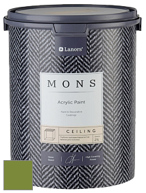 MONS CEILING PAINT – Aбсолютно матовая потолочная краска, 2% блеска цвет NCS S 3060-G40Y 