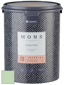 MONS INTERIOR PAINT – 100% акриловая глубоко матовая краска, 3% блеска цвет NCS S 1020-G20Y 