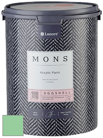 MONS EGGSHELL PAINT – 100% акриловая шелковисто-матовая краска, 7 % блеска цвет NCS S 1040-G10Y 