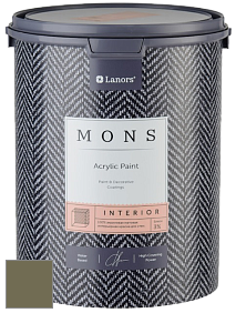 MONS INTERIOR PAINT – 100% акриловая глубоко матовая краска, 3% блеска цвет NCS S 6020-G70Y 