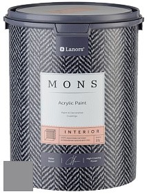 MONS INTERIOR PAINT – 100% акриловая глубоко матовая краска, 3% блеска цвет NCS S 4502-R50B 