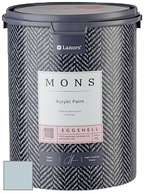 MONS EGGSHELL PAINT – 100% акриловая шелковисто-матовая краска, 7 % блеска цвет NCS S 1510-B 