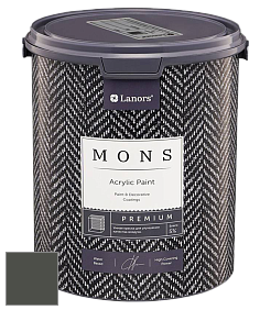 MONS PREMIUM PAINT – 100% акриловая интерьерная краска с шелковистым матовым блеском цвет NCS S 8005-G50Y 