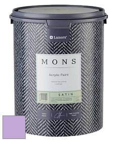 MONS SATIN PAINT – 100% акриловая полуматовая краска, 12% блеска цвет NCS S 1040-R50B 