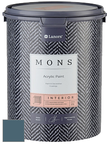MONS INTERIOR PAINT – 100% акриловая глубоко матовая краска, 3% блеска цвет NCS S 6020-B 