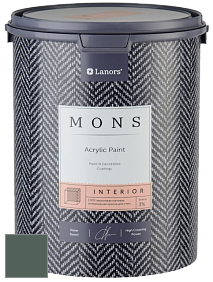 MONS INTERIOR PAINT – 100% акриловая глубоко матовая краска, 3% блеска цвет NCS S 7010-B90G 