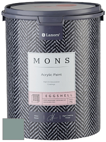MONS EGGSHELL PAINT – 100% акриловая шелковисто-матовая краска, 7 % блеска цвет NCS S 4010-B70G 