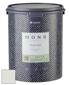 MONS SATIN PAINT – 100% акриловая полуматовая краска, 12% блеска цвет NCS S 1002-G50Y 