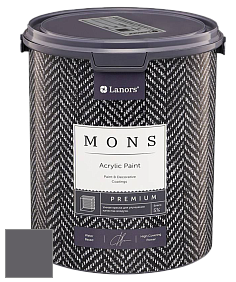 MONS PREMIUM PAINT – 100% акриловая интерьерная краска с шелковистым матовым блеском цвет NCS S 7005-R50B 