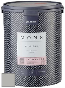 MONS EGGSHELL PAINT – 100% акриловая шелковисто-матовая краска, 7 % блеска цвет MONS 138 Сумерки