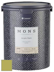 MONS CEILING PAINT – Aбсолютно матовая потолочная краска, 2% блеска цвет NCS S 2050-G60Y 