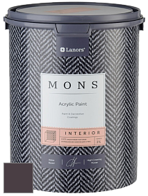 MONS INTERIOR PAINT – 100% акриловая глубоко матовая краска, 3% блеска цвет NCS S 8010-R30B 