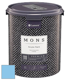 MONS PREMIUM PAINT – 100% акриловая интерьерная краска с шелковистым матовым блеском цвет NCS S 0540-R90B 