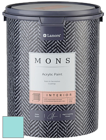 MONS INTERIOR PAINT – 100% акриловая глубоко матовая краска, 3% блеска цвет NCS S 0530-B40G 