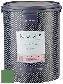 MONS EGGSHELL PAINT – 100% акриловая шелковисто-матовая краска, 7 % блеска цвет NCS S 4040-G20Y 