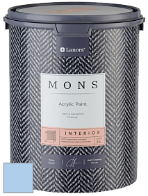 MONS INTERIOR PAINT – 100% акриловая глубоко матовая краска, 3% блеска цвет NCS S 0530-R80B 