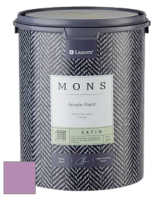 MONS SATIN PAINT – 100% акриловая полуматовая краска, 12% блеска цвет NCS S 2040-R40B 