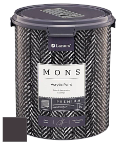 MONS PREMIUM PAINT – 100% акриловая интерьерная краска с шелковистым матовым блеском цвет NCS S 8505-R20B 