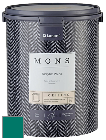 MONS CEILING PAINT – Aбсолютно матовая потолочная краска, 2% блеска цвет NCS S 4050-B70G 