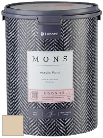 MONS EGGSHELL PAINT – 100% акриловая шелковисто-матовая краска, 7 % блеска цвет NCS S 1510-Y20R 