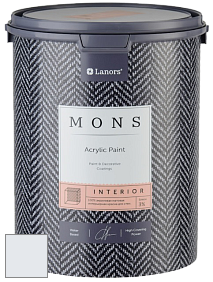 MONS INTERIOR PAINT – 100% акриловая глубоко матовая краска, 3% блеска цвет NCS S 0603-R80B 