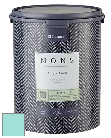 MONS SATIN PAINT – 100% акриловая полуматовая краска, 12% блеска цвет NCS S 0530-B60G 