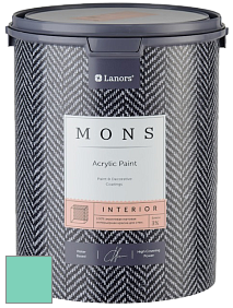 MONS INTERIOR PAINT – 100% акриловая глубоко матовая краска, 3% блеска цвет NCS S 1040-B80G 