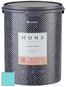 MONS INTERIOR PAINT – 100% акриловая глубоко матовая краска, 3% блеска цвет NCS S 0540-B30G 