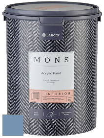 MONS INTERIOR PAINT – 100% акриловая глубоко матовая краска, 3% блеска цвет NCS S 3030-R80B 