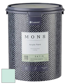MONS SATIN PAINT – 100% акриловая полуматовая краска, 12% блеска цвет NCS S 0515-B80G 